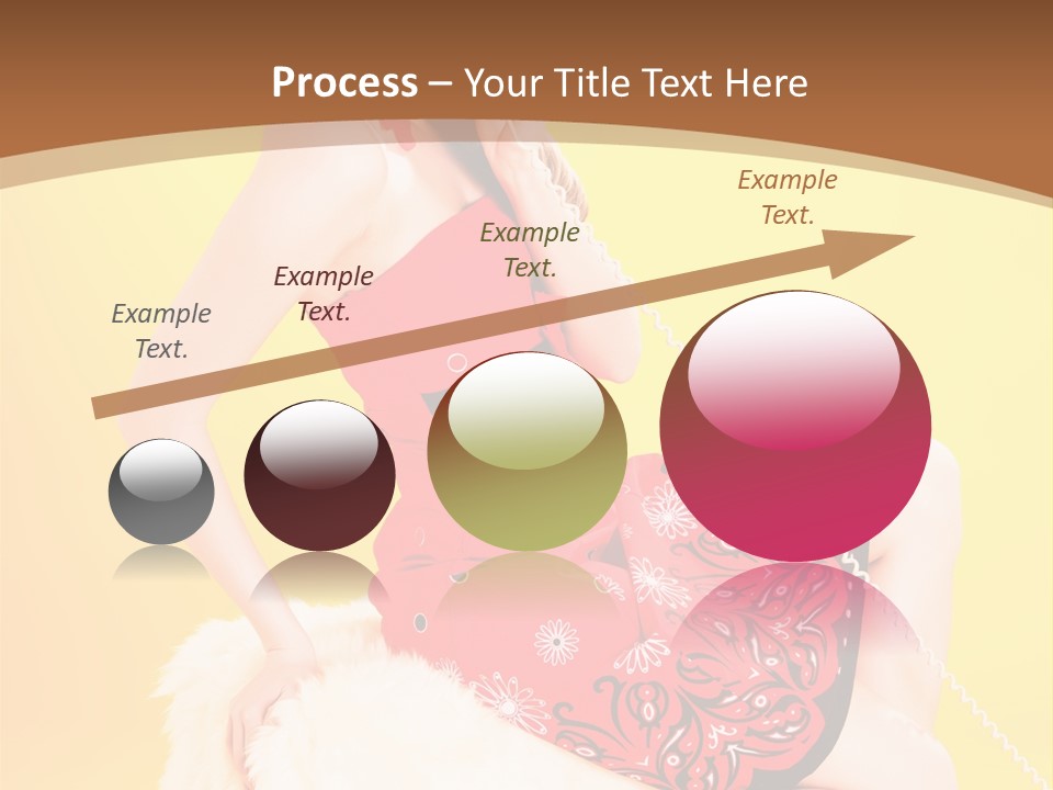 Girl Cute Background PowerPoint Template