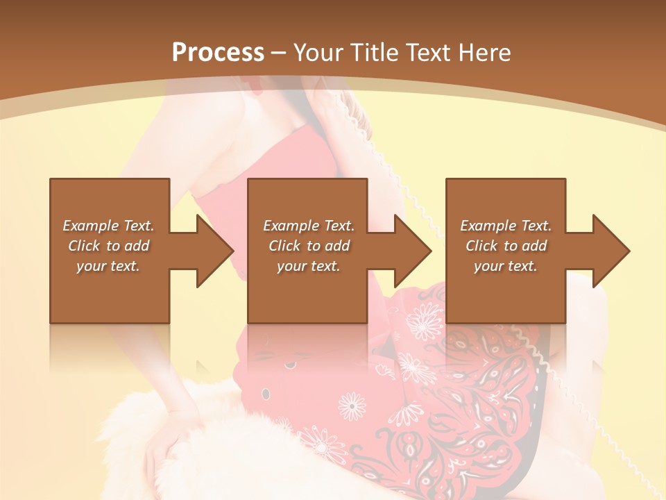 Girl Cute Background PowerPoint Template