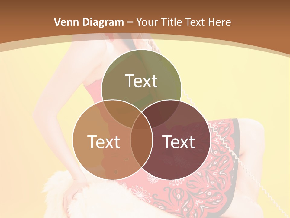 Girl Cute Background PowerPoint Template