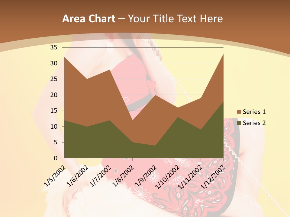Girl Cute Background PowerPoint Template