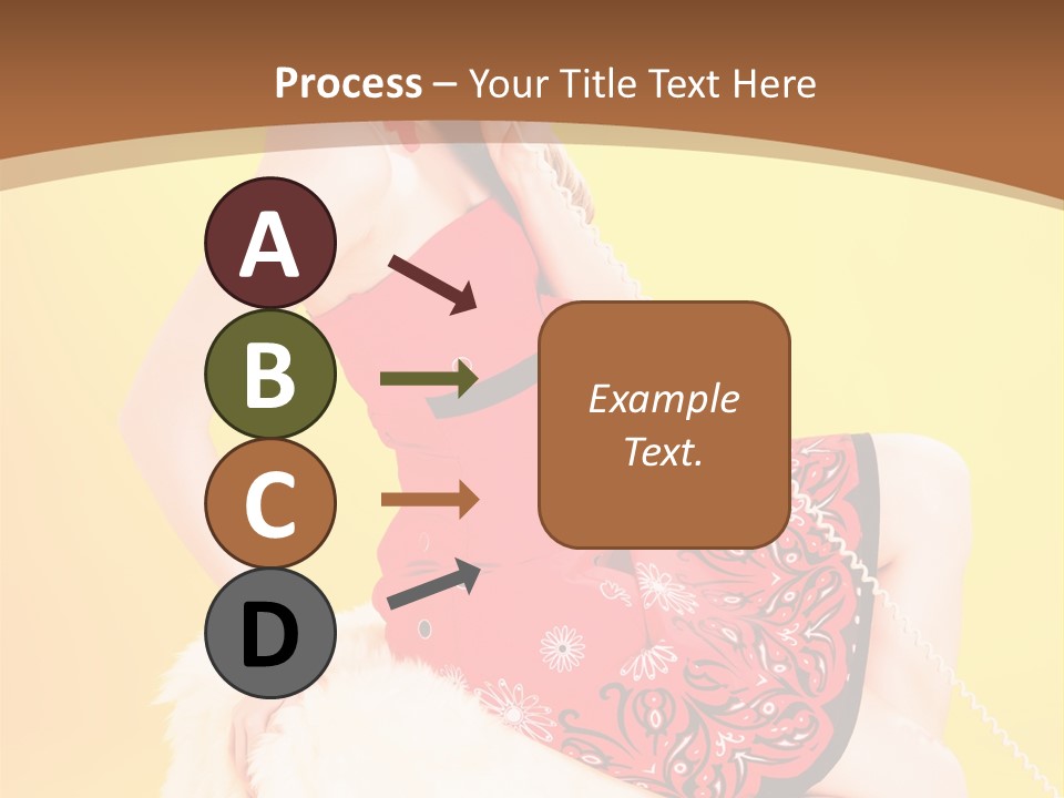 Girl Cute Background PowerPoint Template