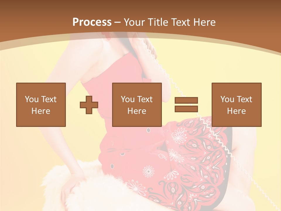 Girl Cute Background PowerPoint Template