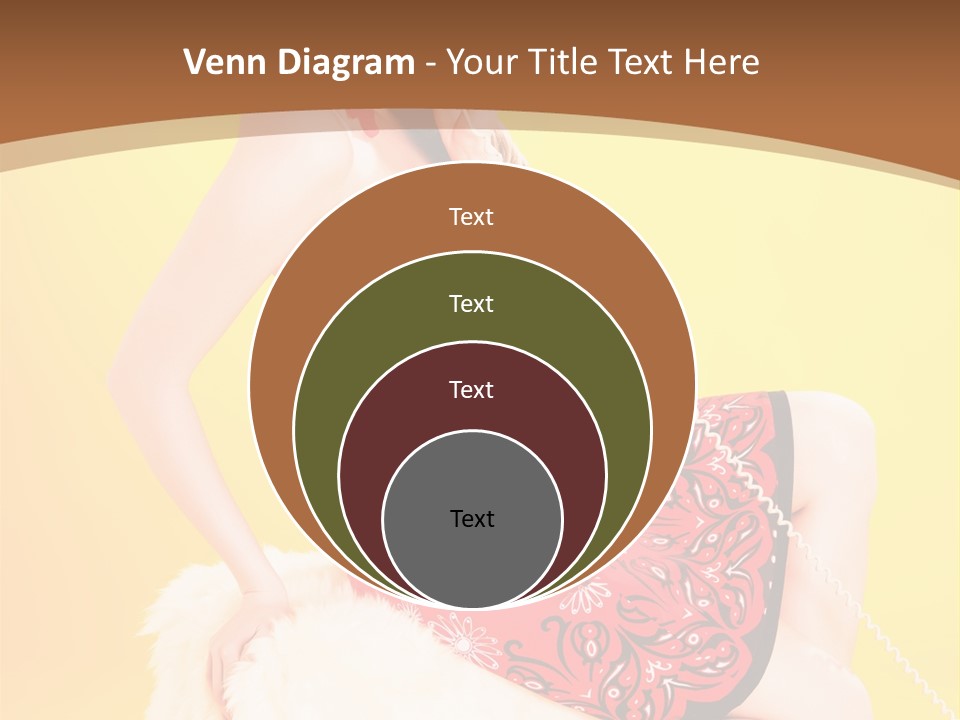 Girl Cute Background PowerPoint Template