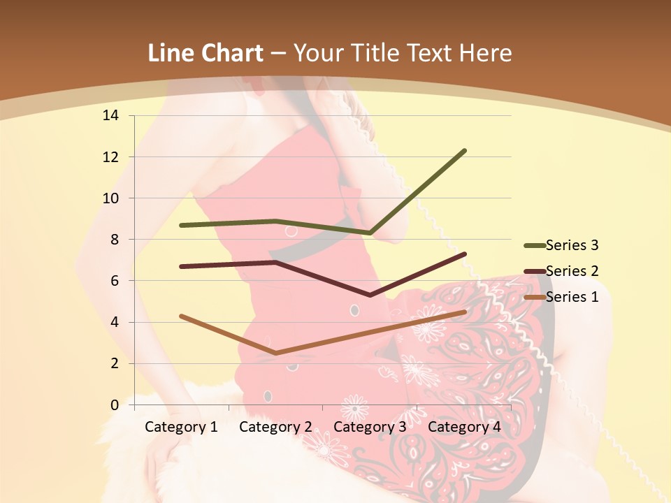 Girl Cute Background PowerPoint Template