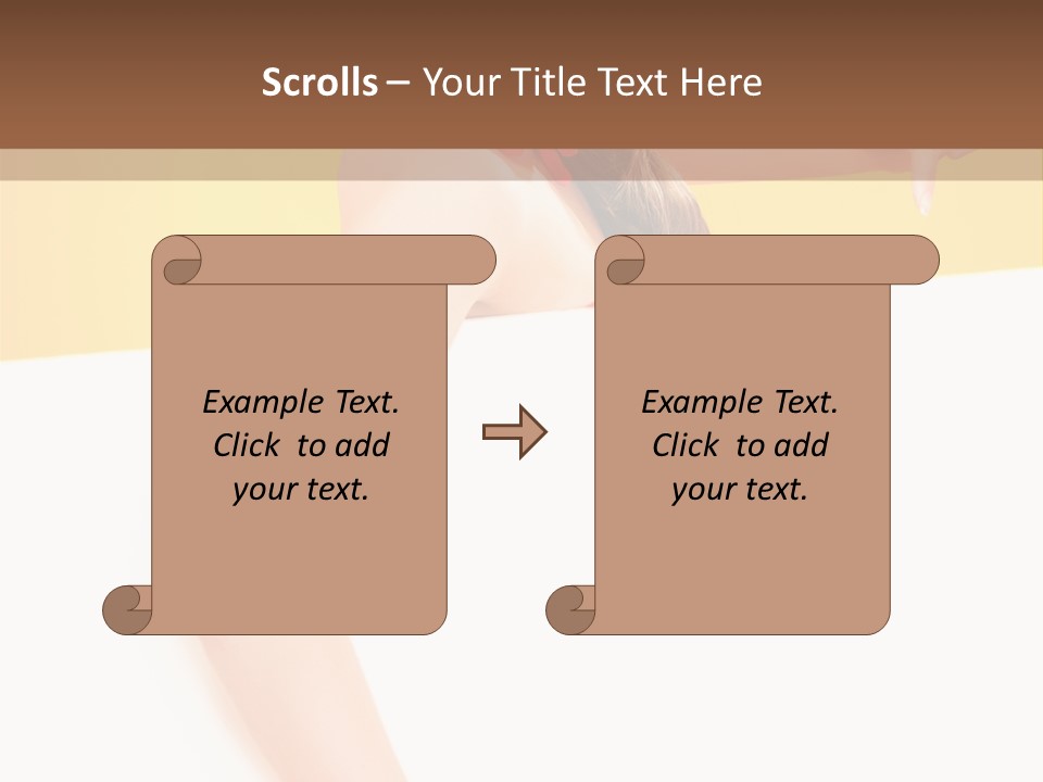 Pin Up Beautiful Expression PowerPoint Template