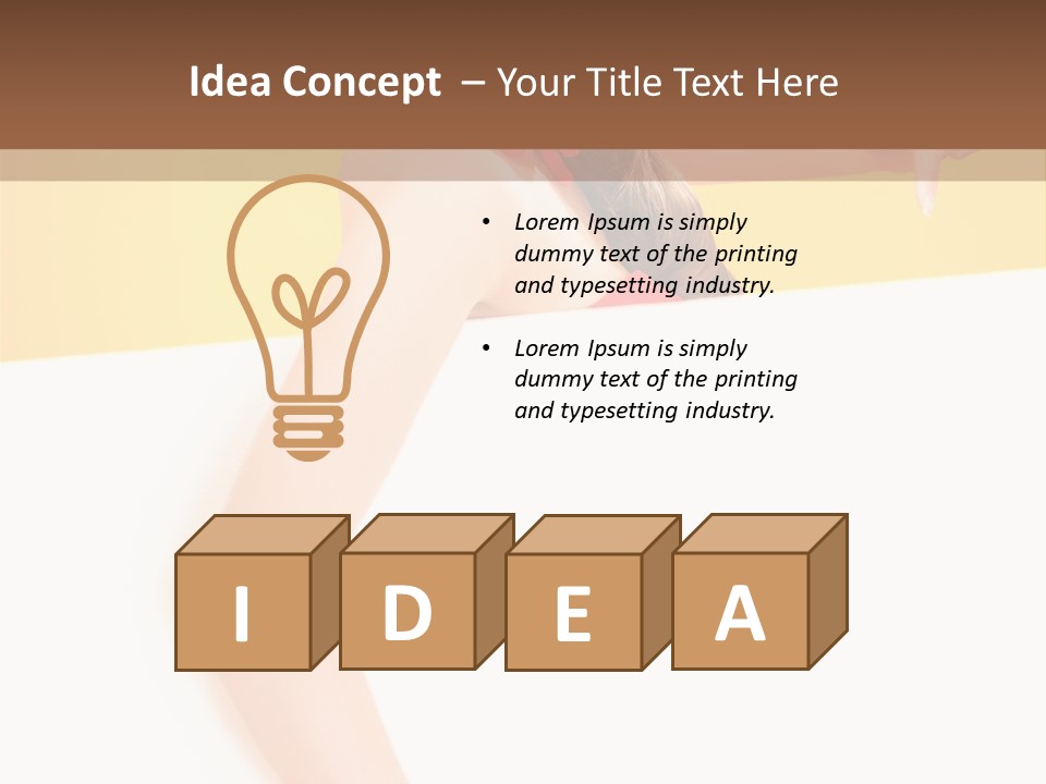 Pin Up Beautiful Expression PowerPoint Template