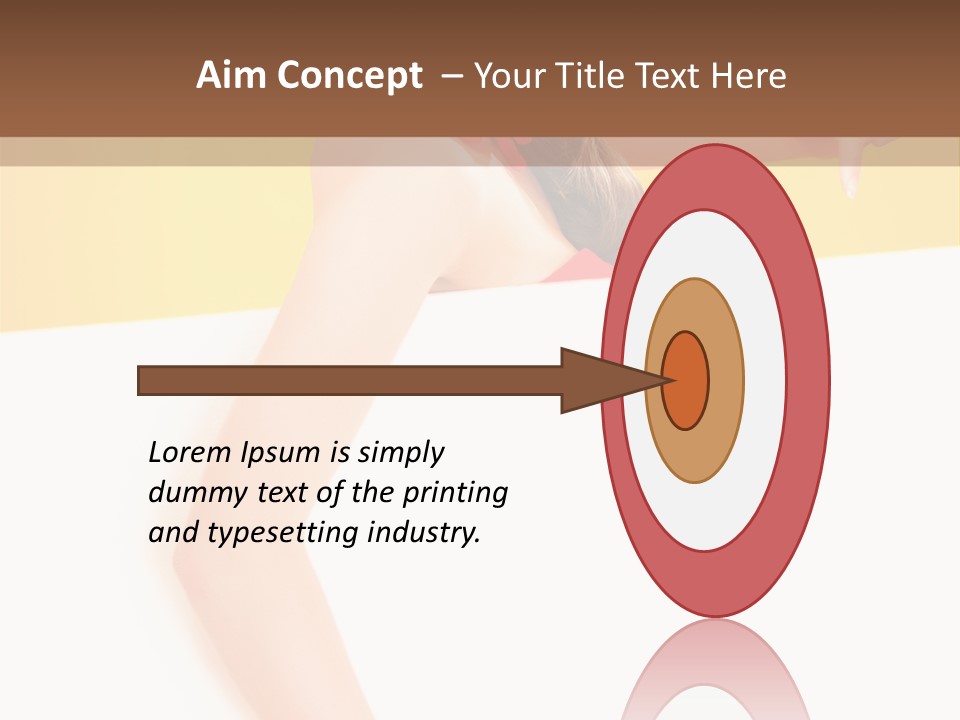 Pin Up Beautiful Expression PowerPoint Template