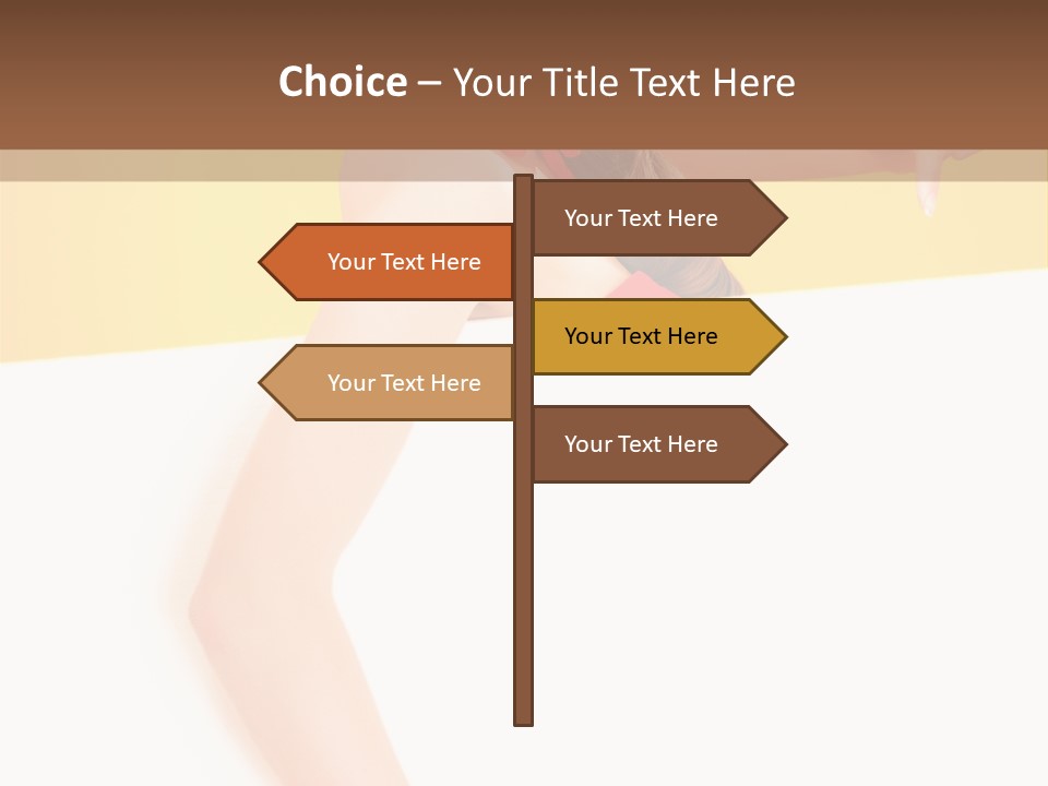 Pin Up Beautiful Expression PowerPoint Template