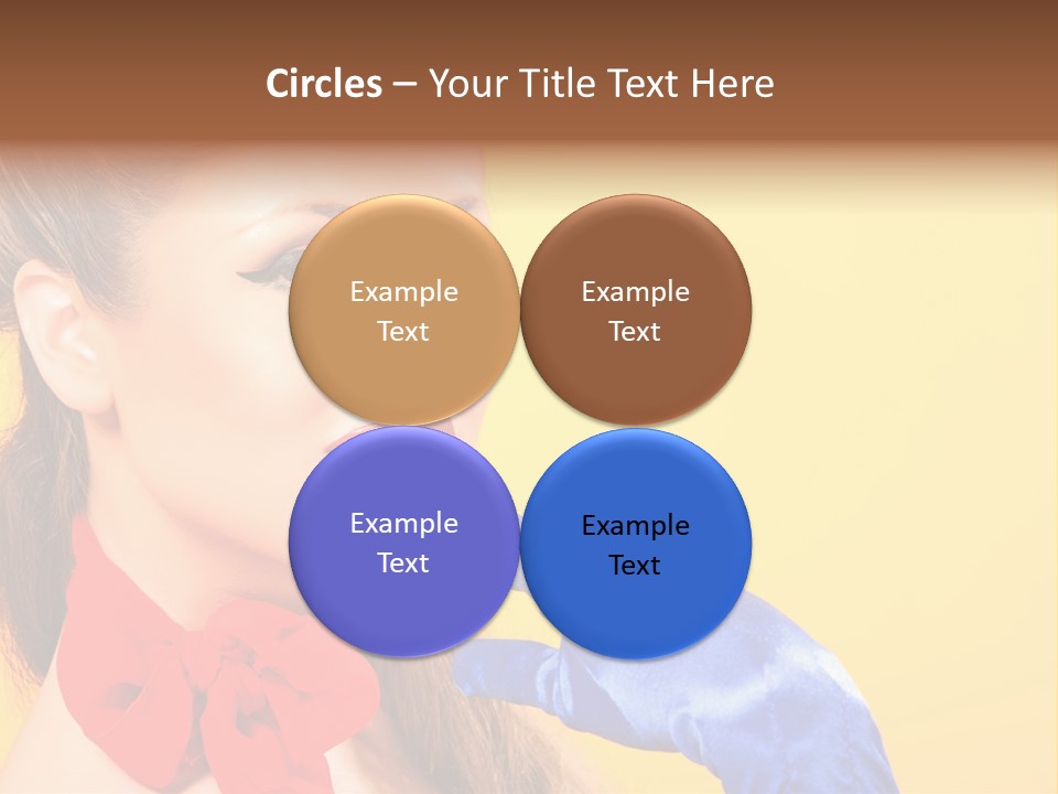 Girl Vintage People PowerPoint Template