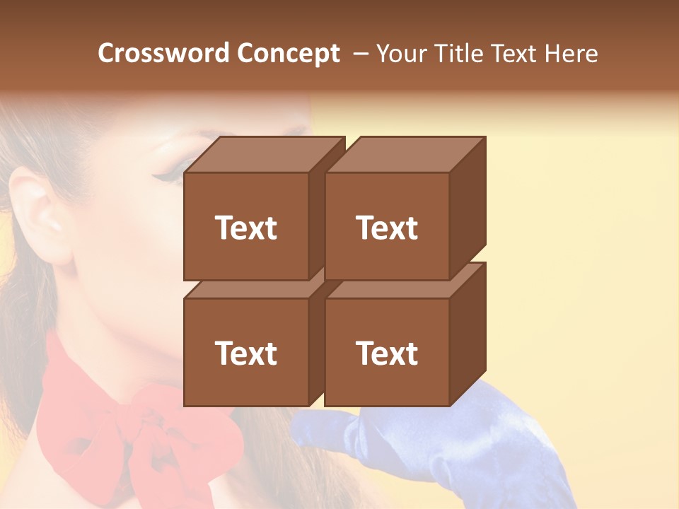 Girl Vintage People PowerPoint Template