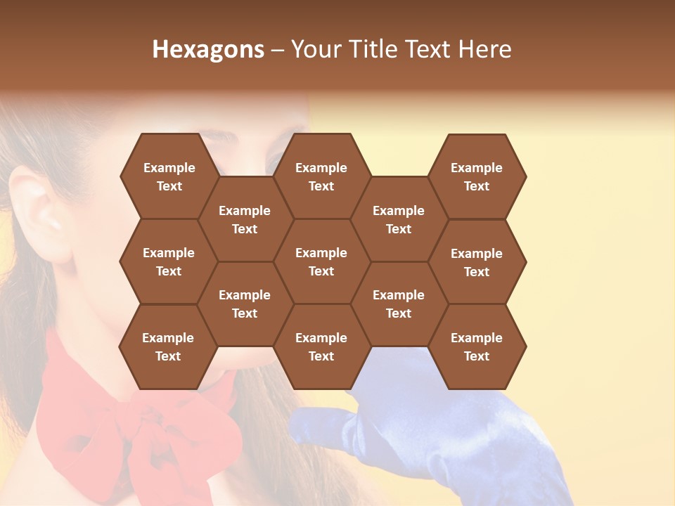 Girl Vintage People PowerPoint Template