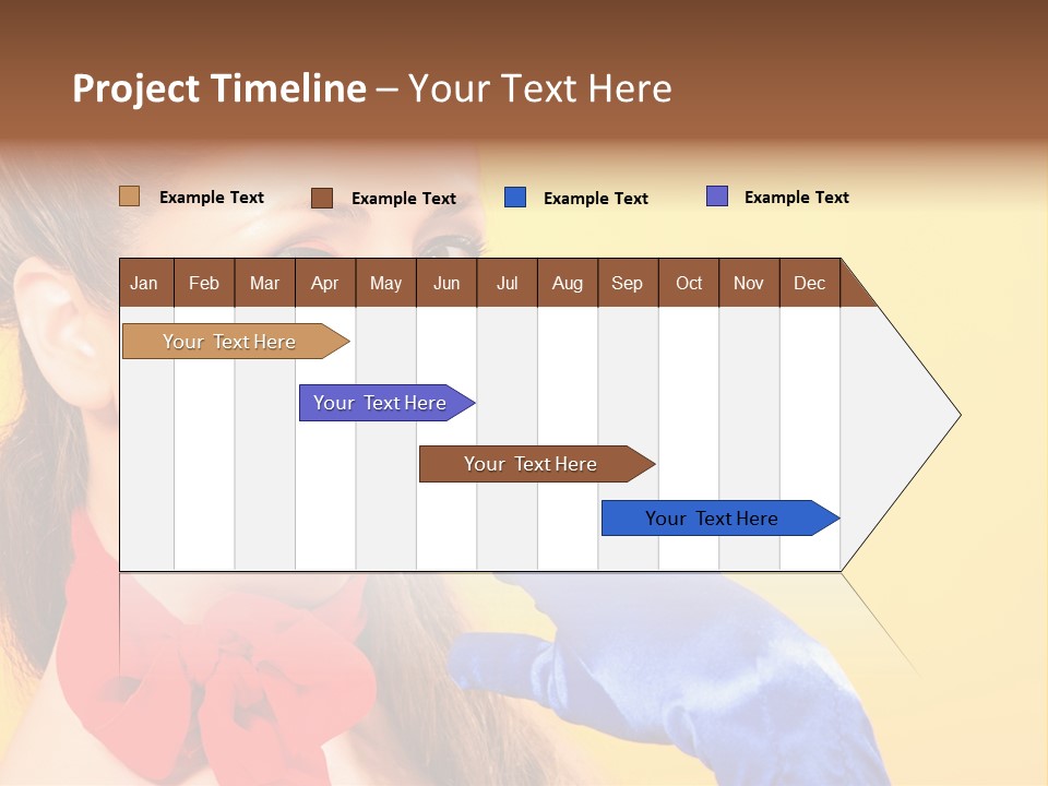 Girl Vintage People PowerPoint Template