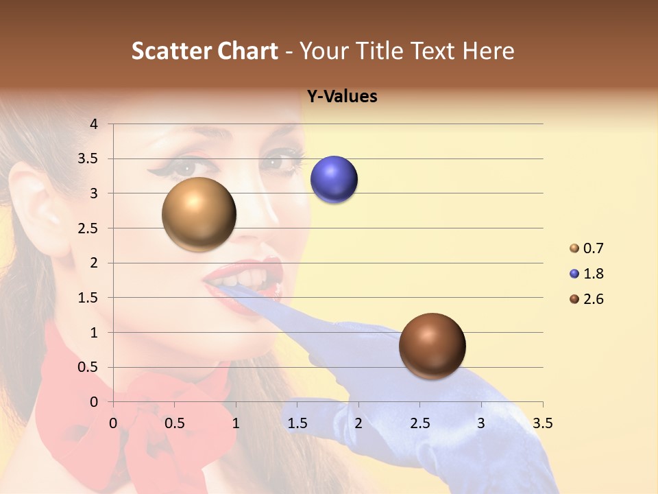 Girl Vintage People PowerPoint Template