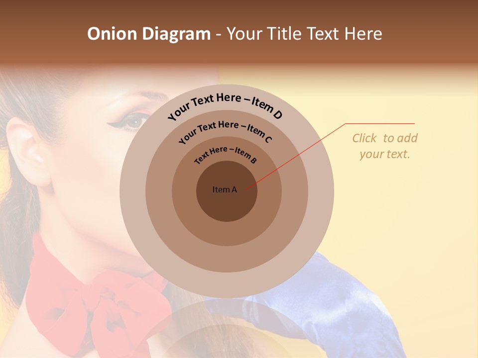 Girl Vintage People PowerPoint Template