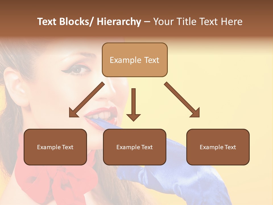 Girl Vintage People PowerPoint Template