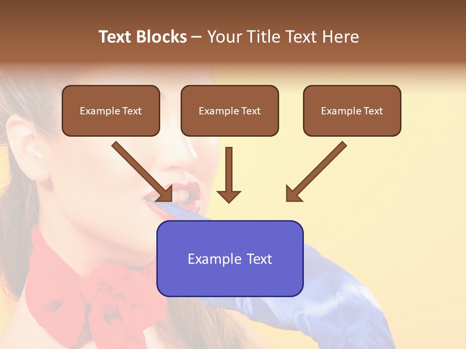 Girl Vintage People PowerPoint Template