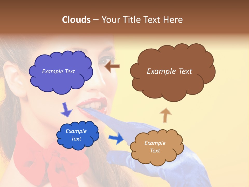 Girl Vintage People PowerPoint Template