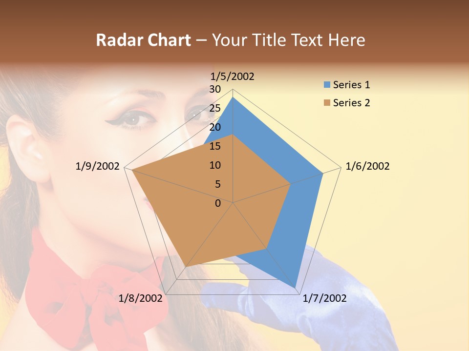 Girl Vintage People PowerPoint Template