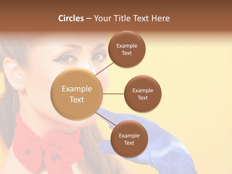 Girl Vintage People PowerPoint Template