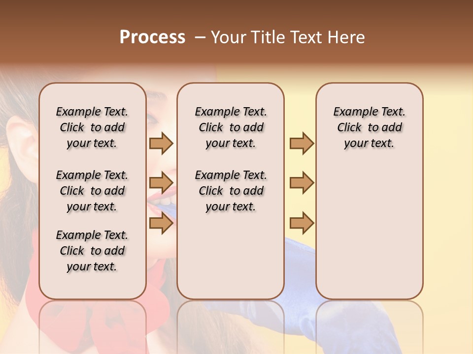 Girl Vintage People PowerPoint Template