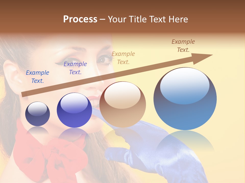 Girl Vintage People PowerPoint Template