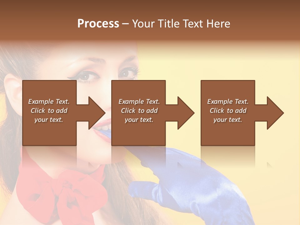 Girl Vintage People PowerPoint Template