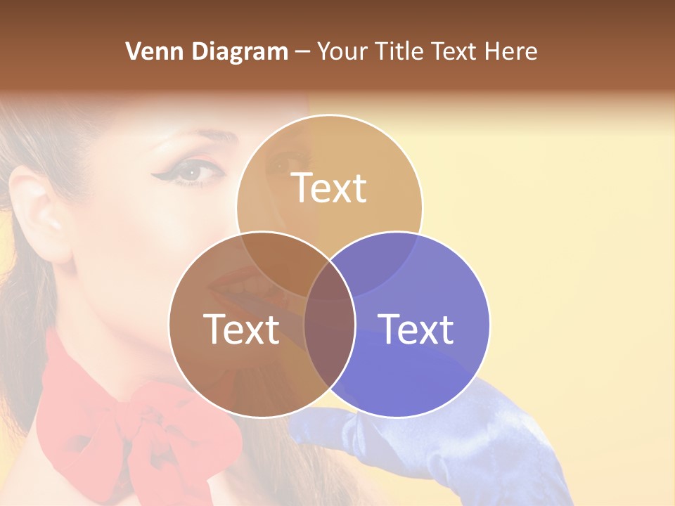 Girl Vintage People PowerPoint Template