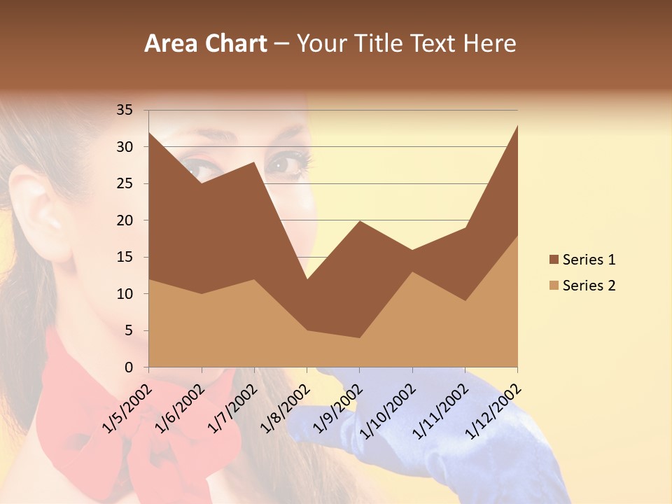 Girl Vintage People PowerPoint Template