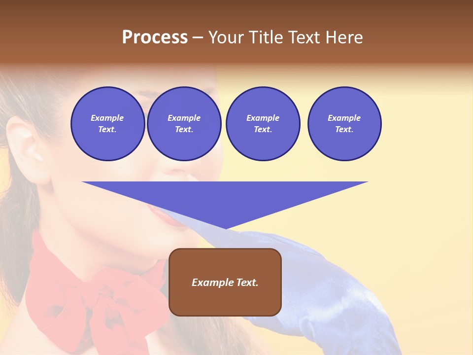 Girl Vintage People PowerPoint Template