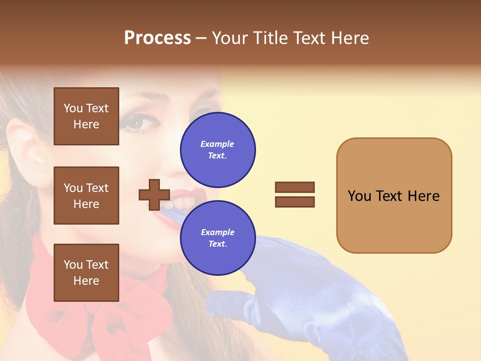 Girl Vintage People PowerPoint Template