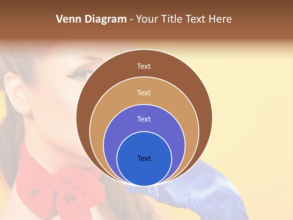 Girl Vintage People PowerPoint Template