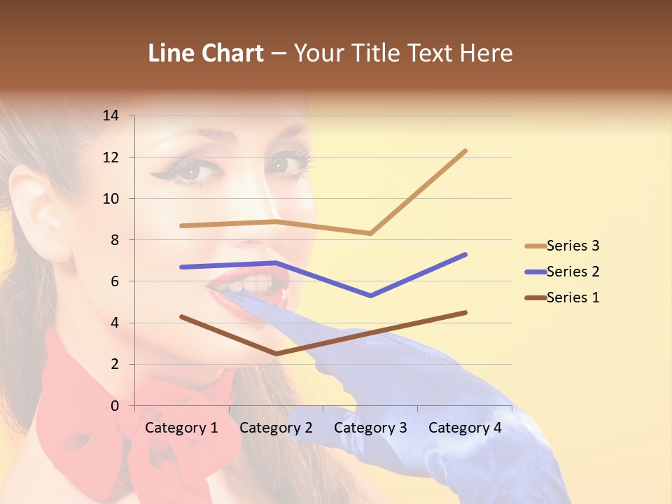 Girl Vintage People PowerPoint Template