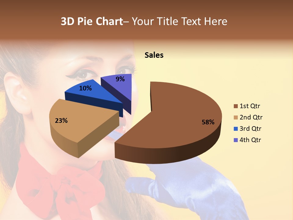 Girl Vintage People PowerPoint Template