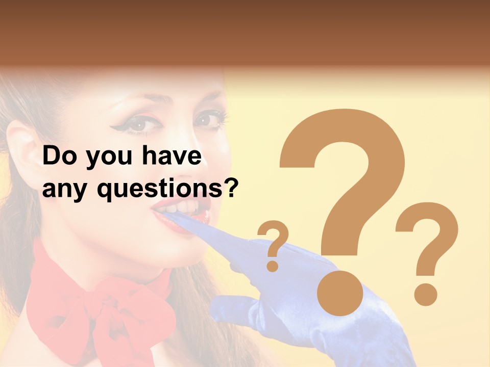 Girl Vintage People PowerPoint Template