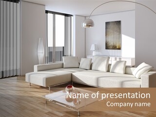 Window Living Home PowerPoint Template