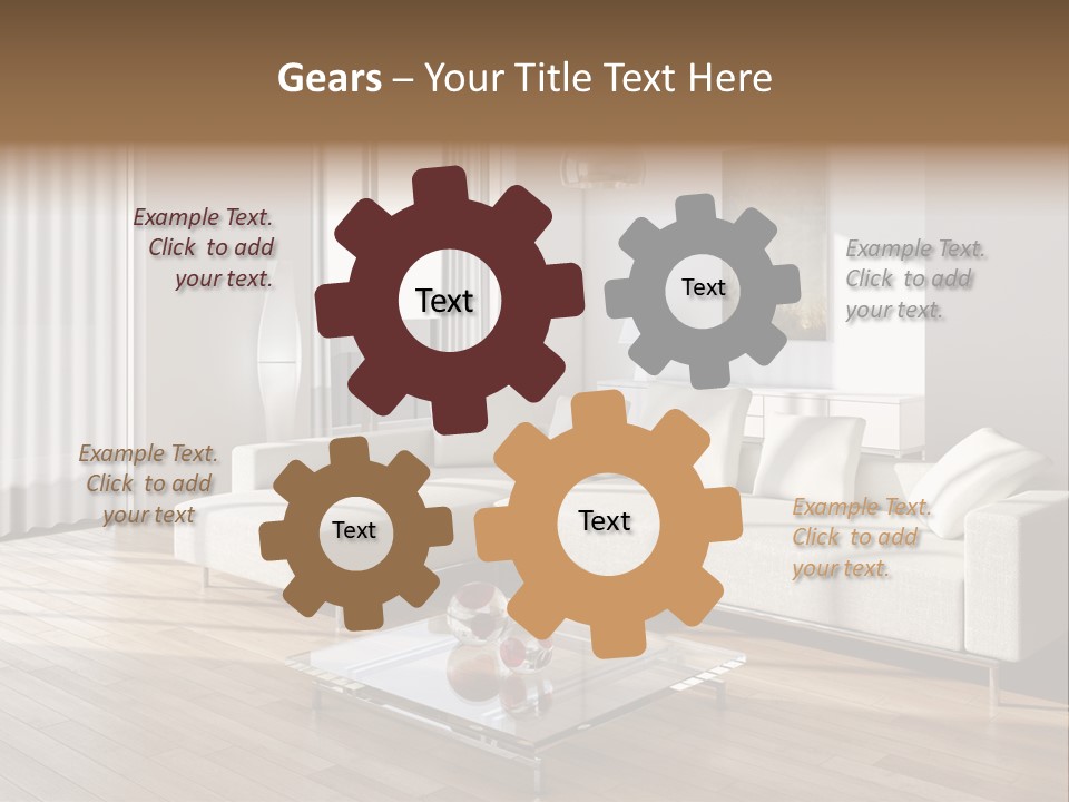 Window Living Home PowerPoint Template