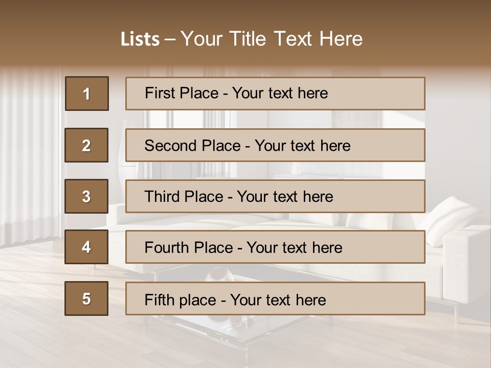 Window Living Home PowerPoint Template