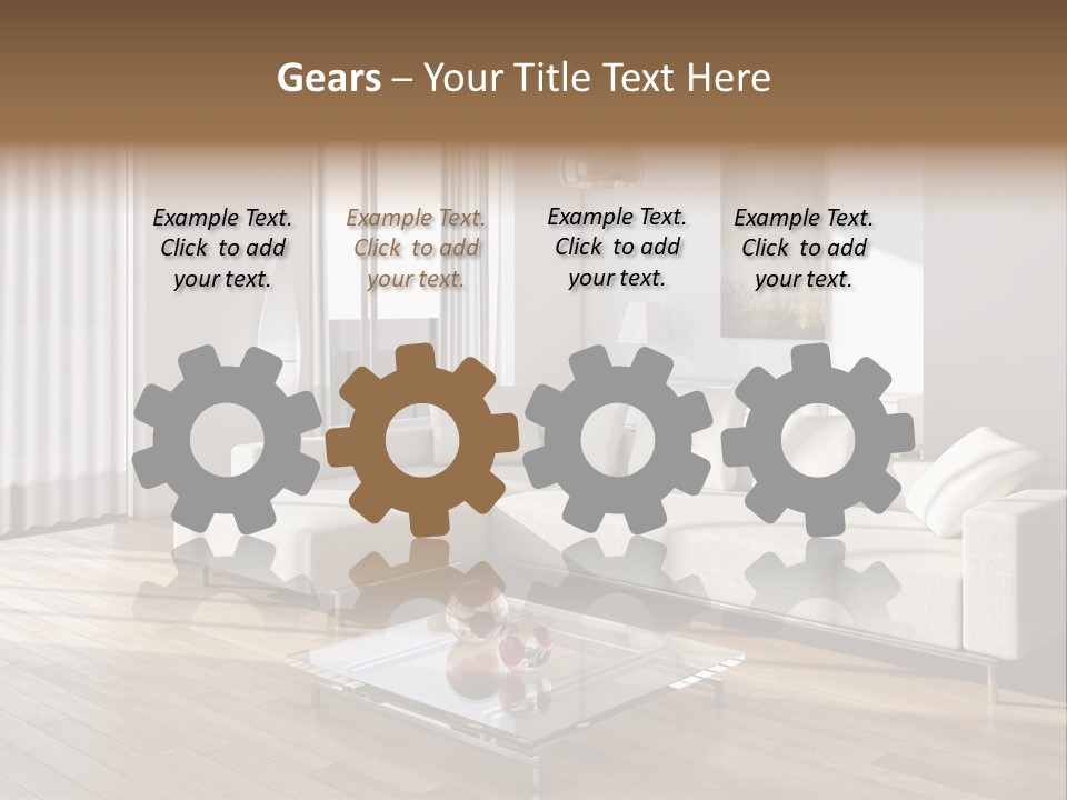 Window Living Home PowerPoint Template