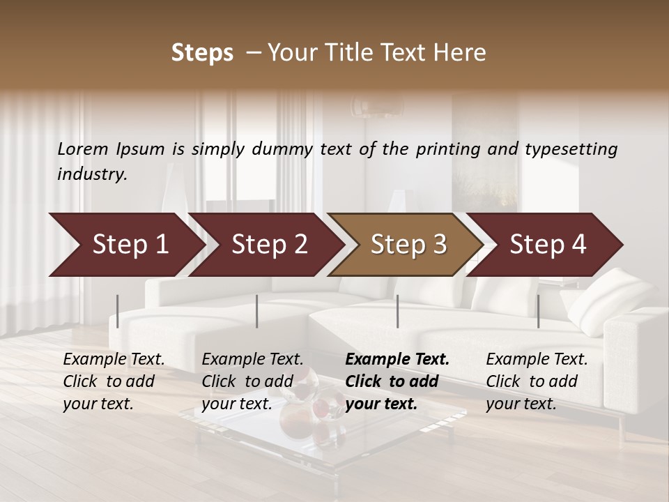 Window Living Home PowerPoint Template