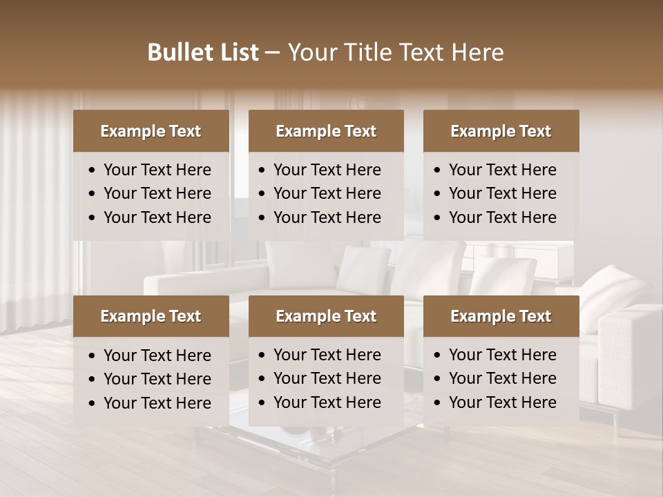 Window Living Home PowerPoint Template