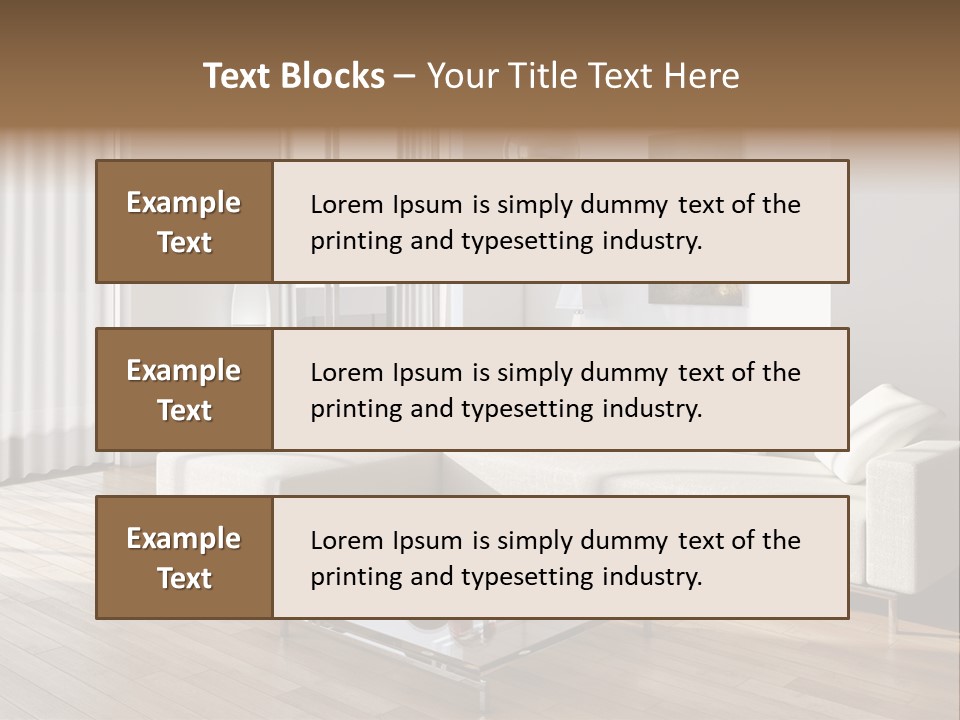 Window Living Home PowerPoint Template