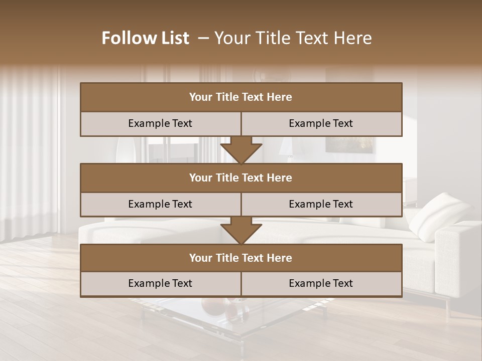 Window Living Home PowerPoint Template