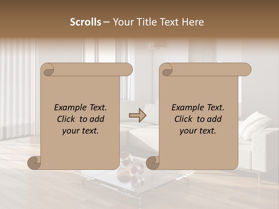 Window Living Home PowerPoint Template