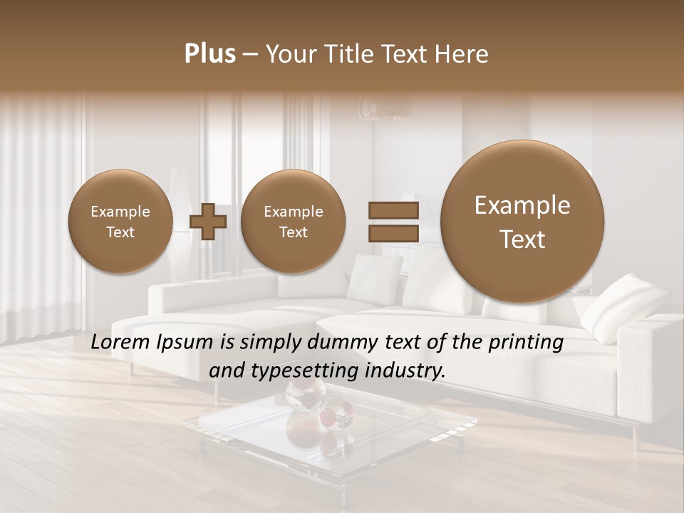 Window Living Home PowerPoint Template