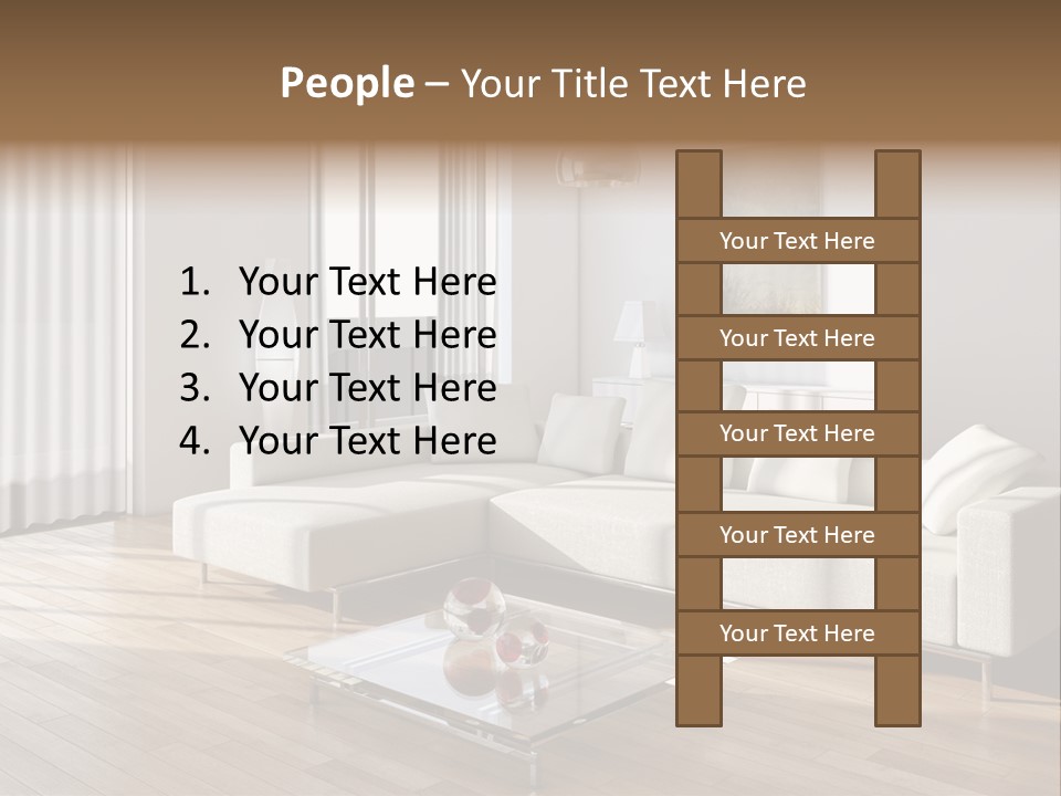 Window Living Home PowerPoint Template