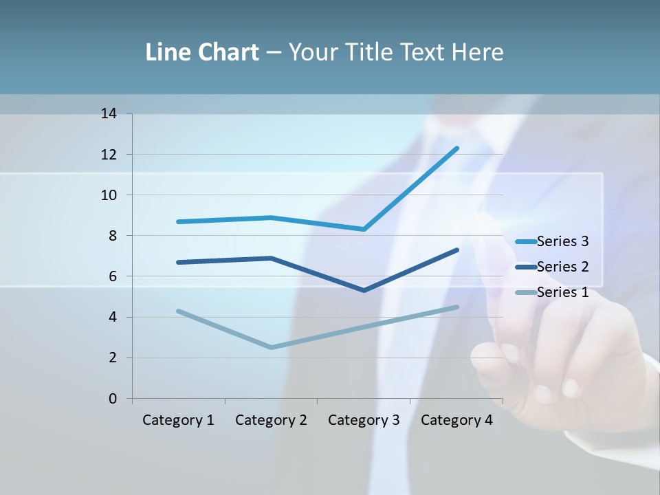 Business Hand Button PowerPoint Template