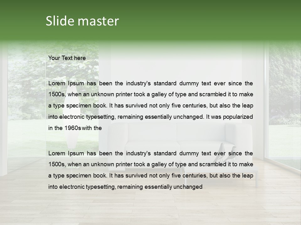 Indoor Cuisine Vacuum PowerPoint Template
