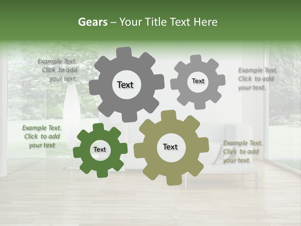 Indoor Cuisine Vacuum PowerPoint Template