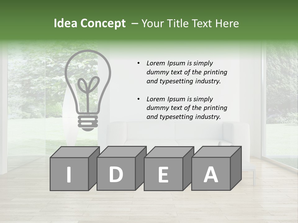 Indoor Cuisine Vacuum PowerPoint Template