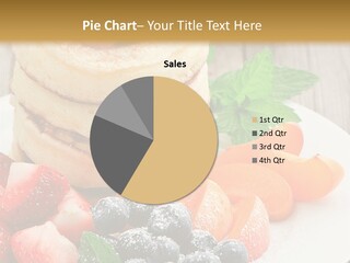 Blueberry Strawberry Fruit PowerPoint Template